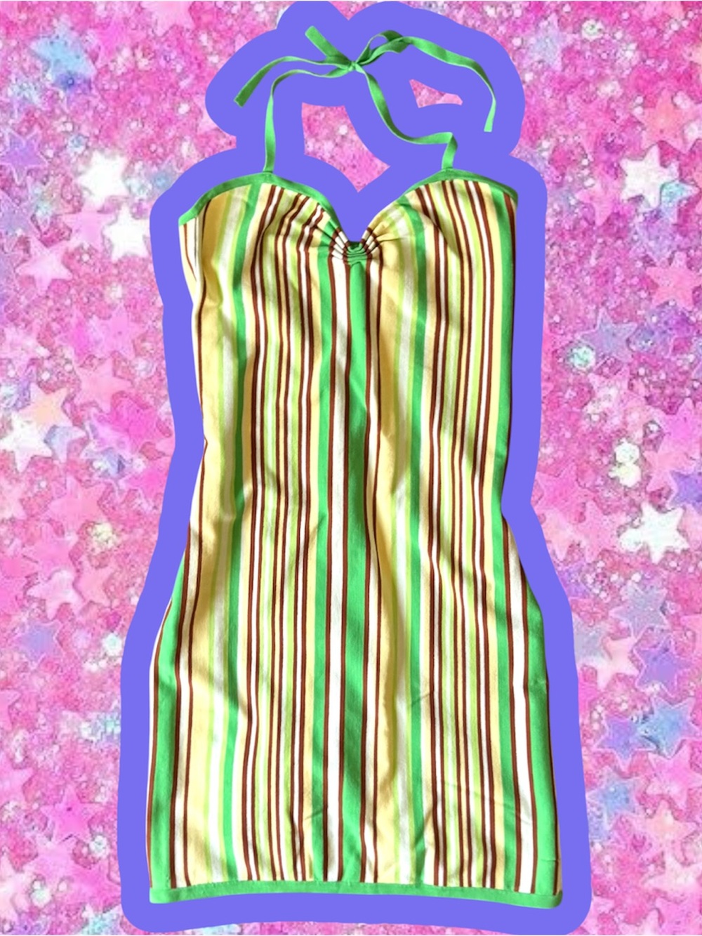 Aritzia Sunday Best Jett bodycon minidress OS S M halter 70s dress 90s pinup